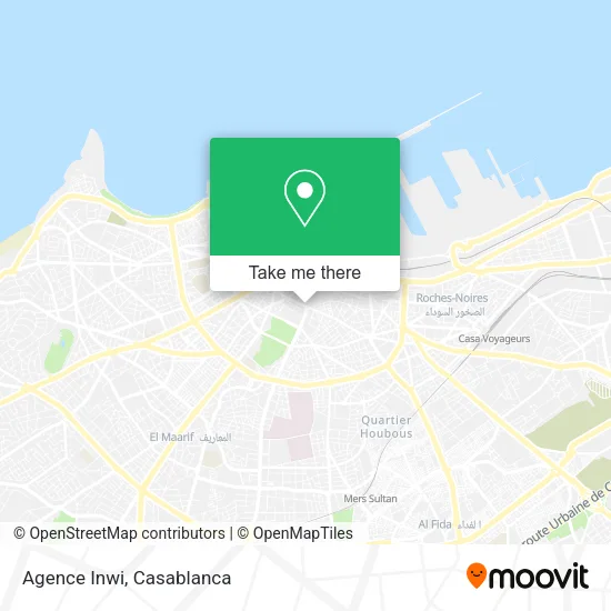 Agence Inwi map