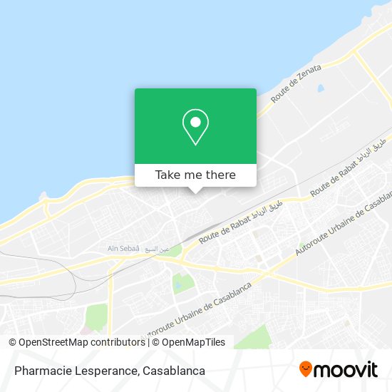Pharmacie Lesperance map