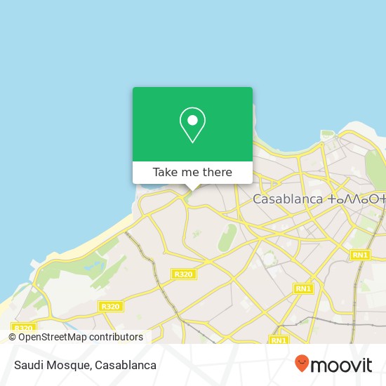 Saudi Mosque map