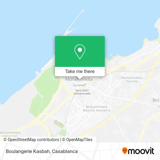 Boulangerie Kasbah map