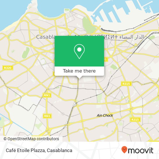 Café Etoile Plazza map