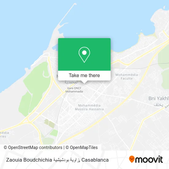 Zaouia Boudchichia زاوية بودشيشية map
