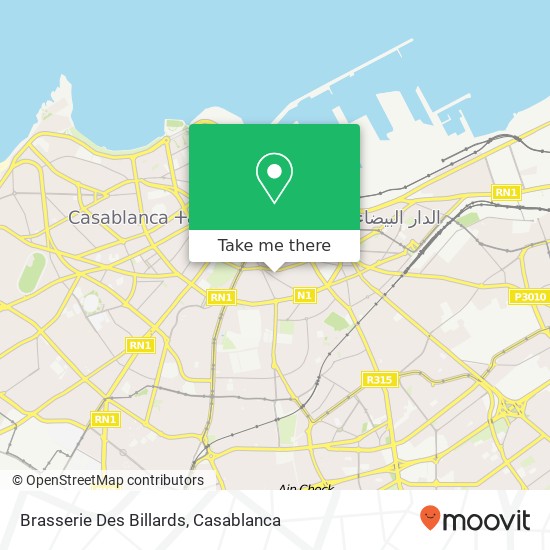 Brasserie Des Billards map