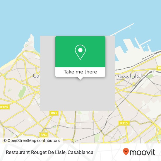 Restaurant Rouget De L'Isle map