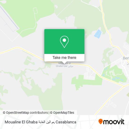 Moualine El Ghaba موالين الغابة map