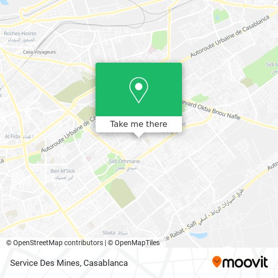 Service Des Mines map