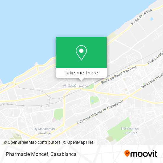 Pharmacie Moncef map