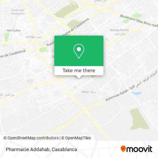 Pharmacie Addahab map
