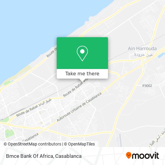 Bmce Bank Of Africa map