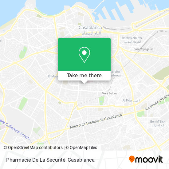 Pharmacie De La Sécurité map