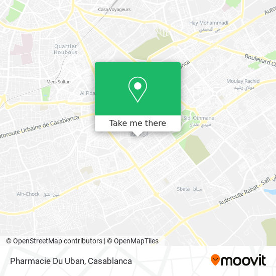 Pharmacie Du Uban map