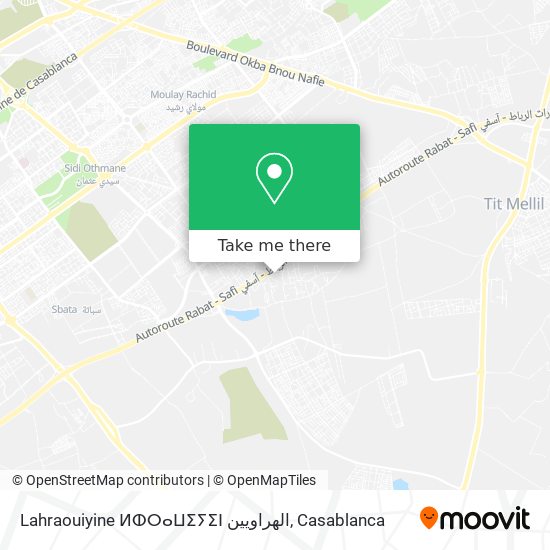 Lahraouiyine ⵍⵀⵔⴰⵡⵉⵢⵉⵏ الهراويين map
