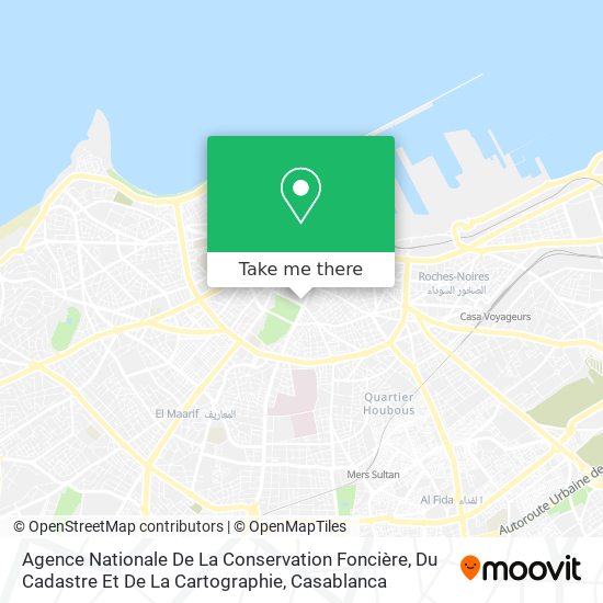 Agence Nationale De La Conservation Foncière, Du Cadastre Et De La Cartographie map