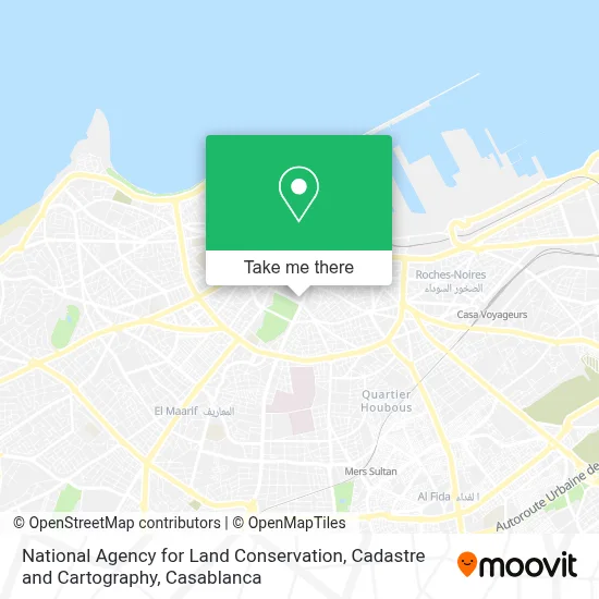 National Agency for Land Conservation, Cadastre and Cartography map