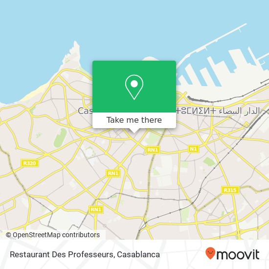 Restaurant Des Professeurs map