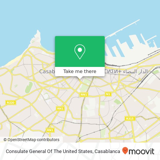 Consulate General Of The United States map
