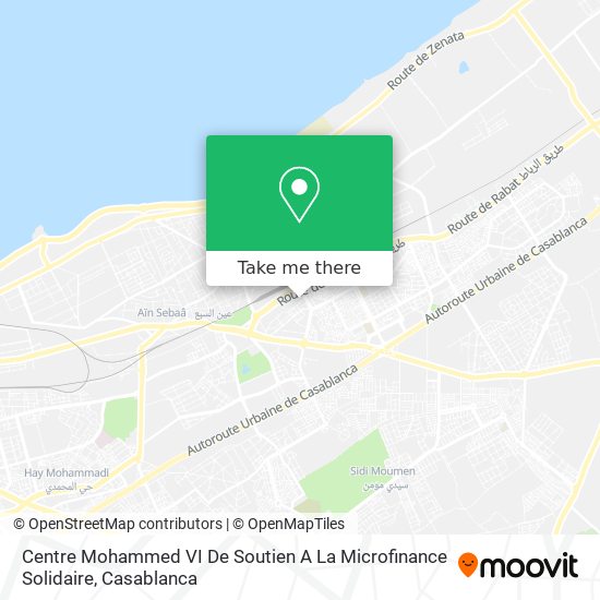 Centre Mohammed VI De Soutien A La Microfinance Solidaire map