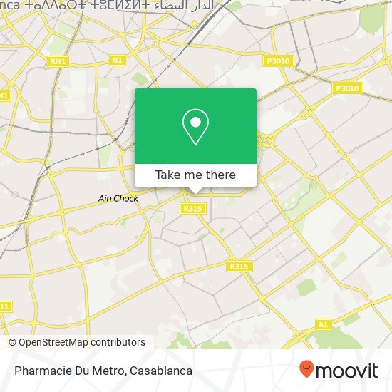 Pharmacie Du Metro map