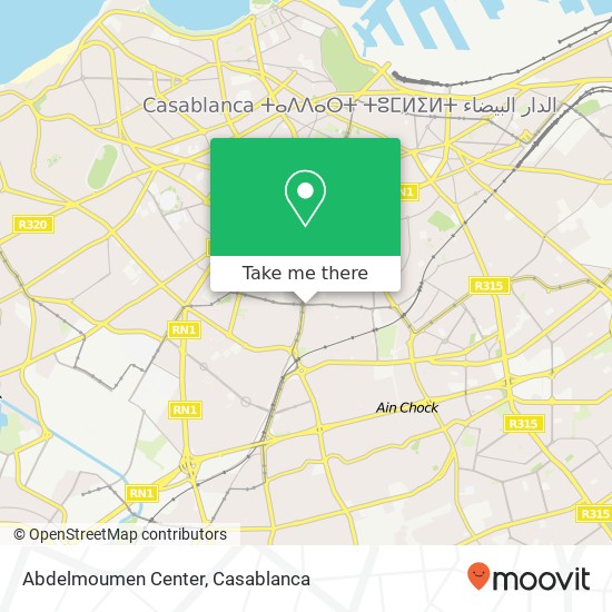 Abdelmoumen Center map