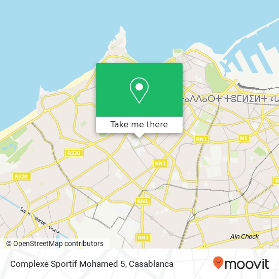 Complexe Sportif Mohamed 5 plan
