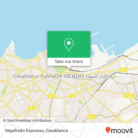 Ségafredo Espresso map