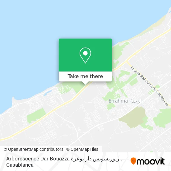 Arborescence Dar Bouazza اربوريسونس دار بوعزة map