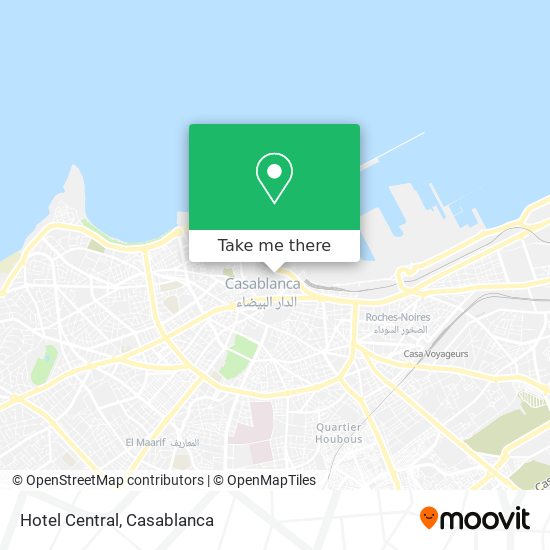 Hotel Central map