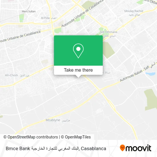 Bmce Bank البنك المغربي للتجارة الخارجية map