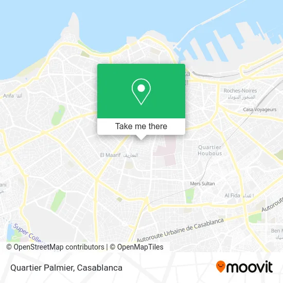 Quartier Palmier map