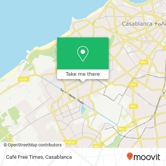 Café Free Times map