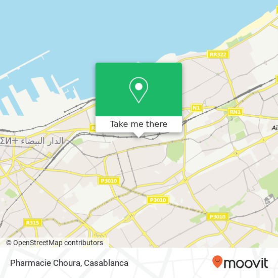 Pharmacie Choura map