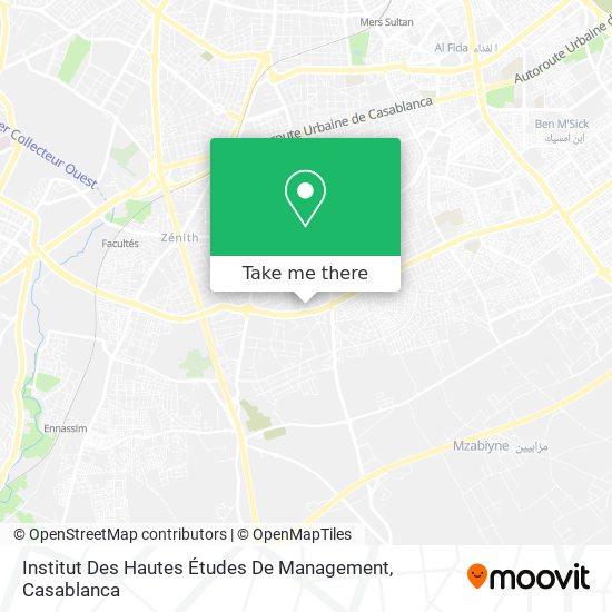 Institut Des Hautes Études De Management map