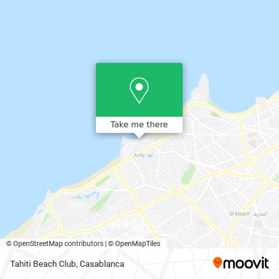 Tahiti Beach Club map