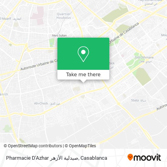 Pharmacie D'Azhar صيدلية الأزهر map