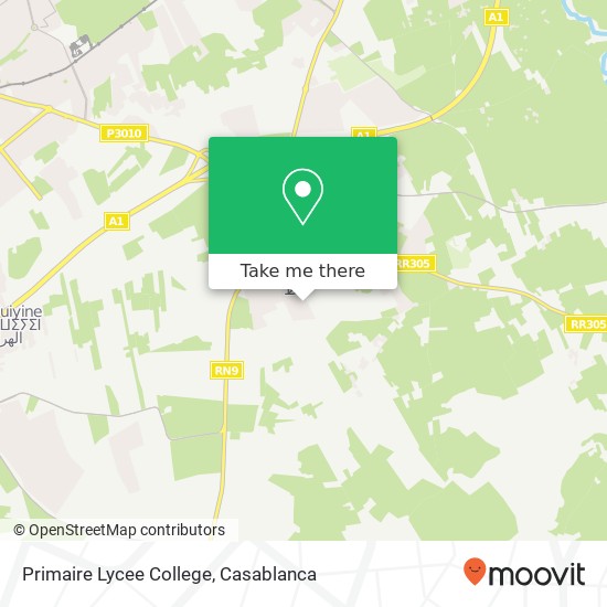 Primaire Lycee College map