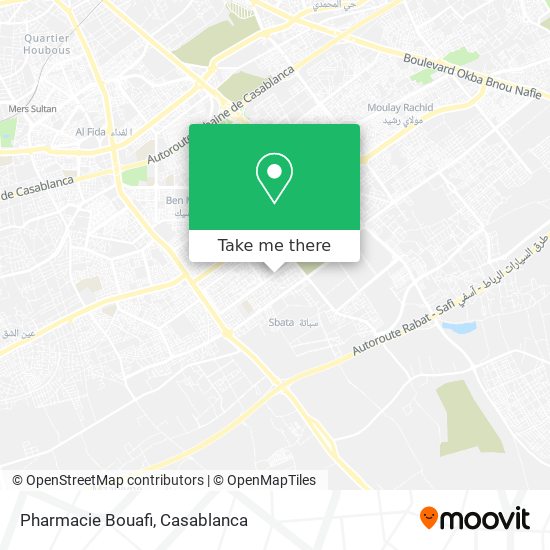 Pharmacie Bouafi map