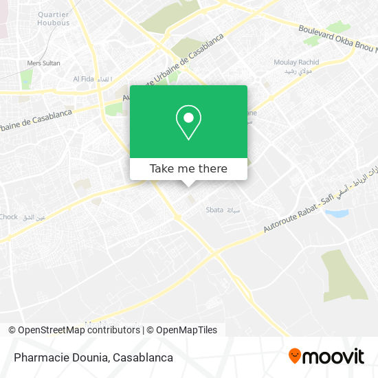 Pharmacie Dounia map