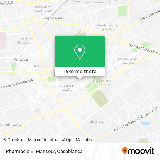 Pharmacie El Mansour map