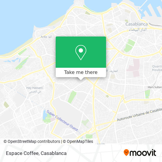 Espace Coffee map