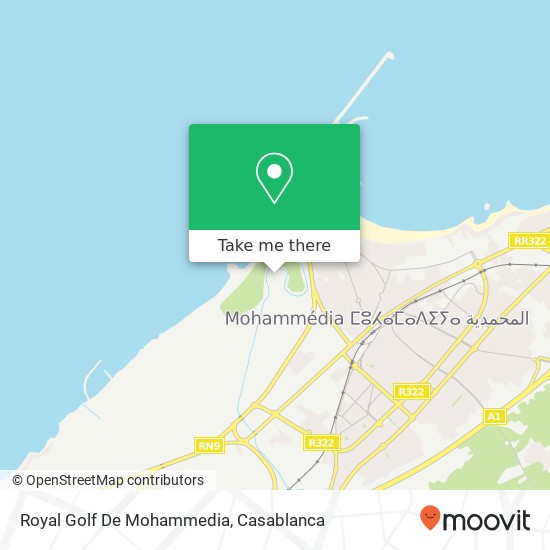 Royal Golf De Mohammedia plan