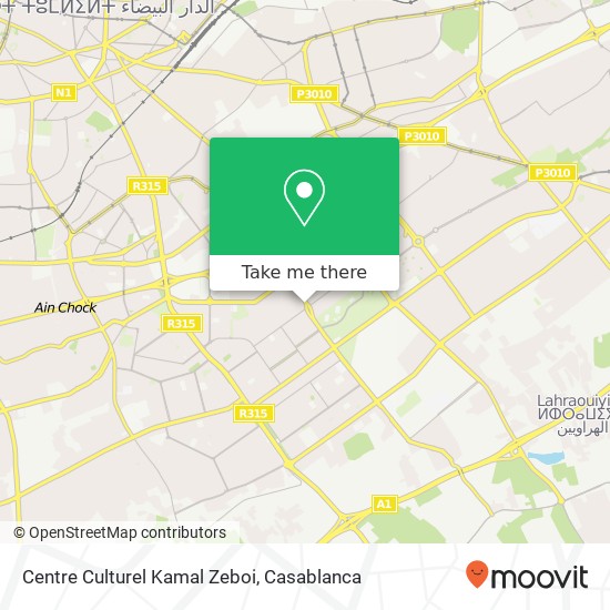 Centre Culturel Kamal Zeboi map
