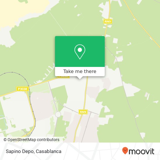 Sapino Depo map