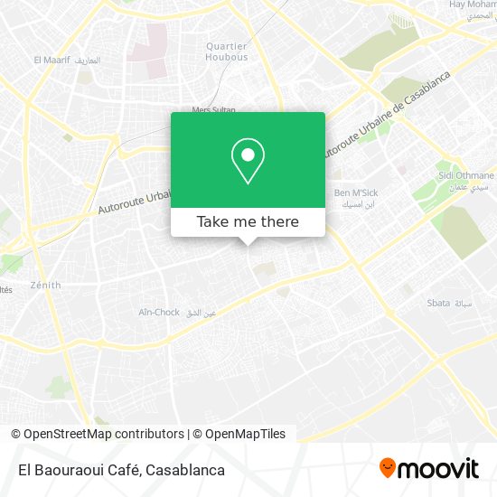 El Baouraoui Café map