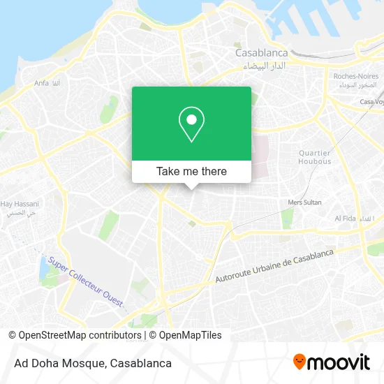 Ad Doha Mosque map