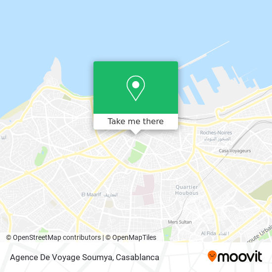 Agence De Voyage Soumya map