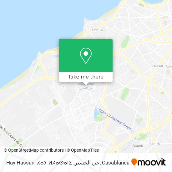 Hay Hassani ⵃⴰⵢ ⵍⵃⴰⵙⴰⵏⵉ حي الحسني map