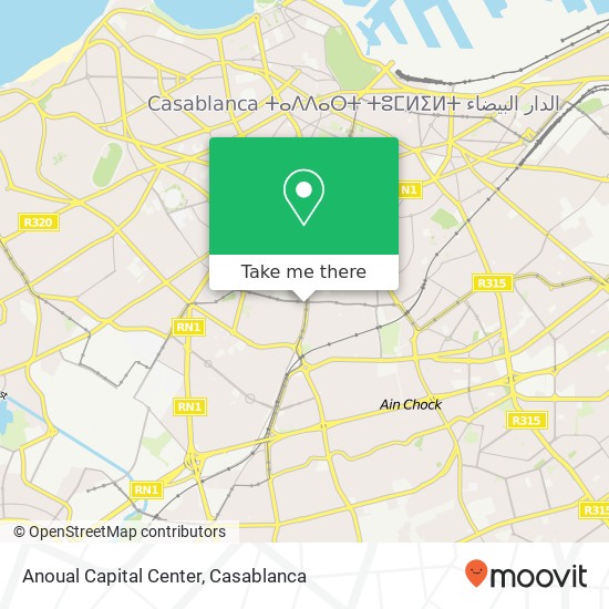Anoual Capital Center map