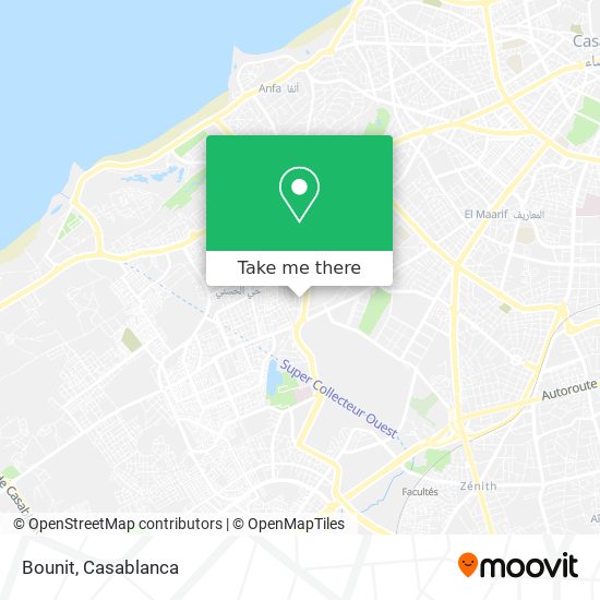 Bounit map