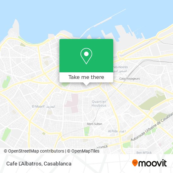 Cafe L'Albatros map