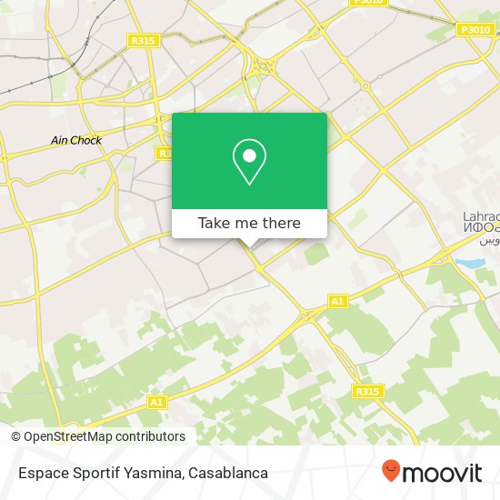 Espace Sportif Yasmina map